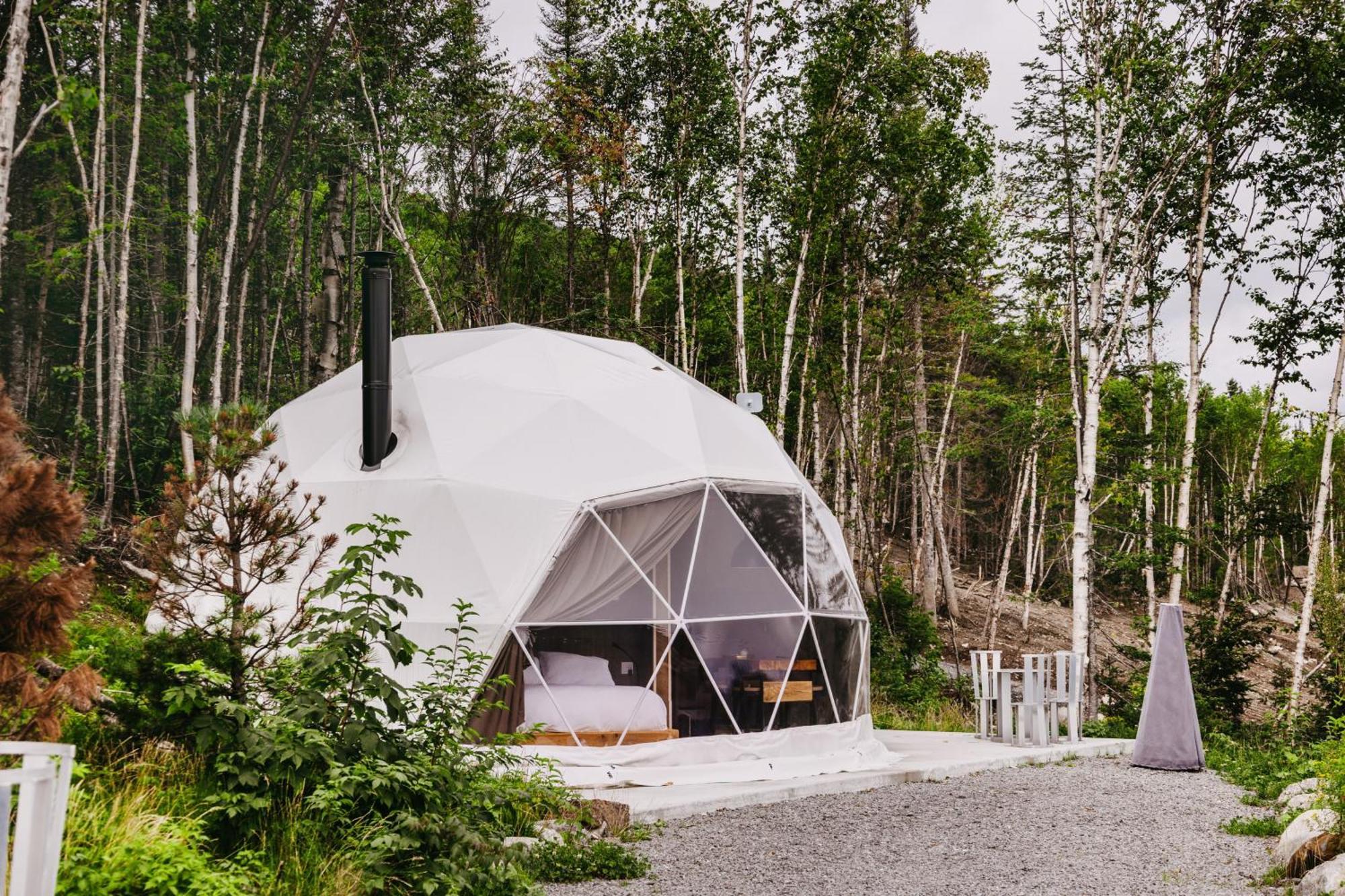 Апартаменты Les Diamants De L'Eternel Saint-David-de-Falardeau Экстерьер фото